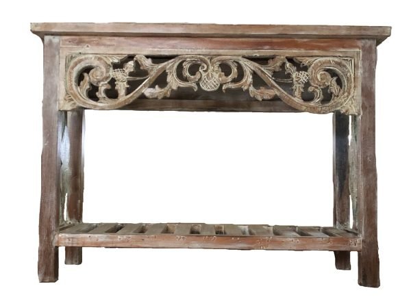 Wooden Antique Carved Console