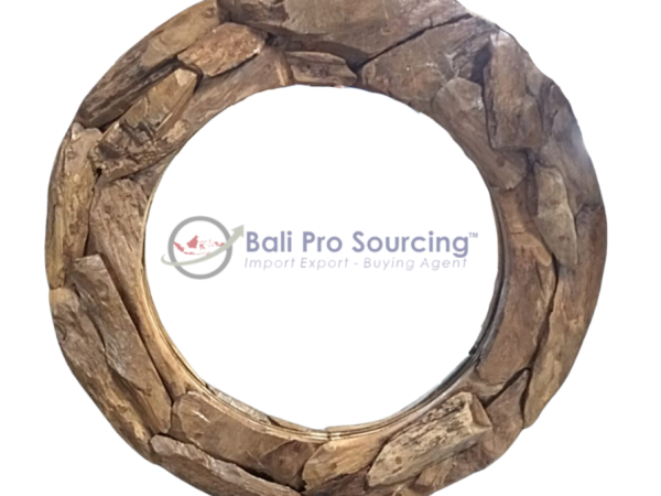 Large Wooden Frame Mirror