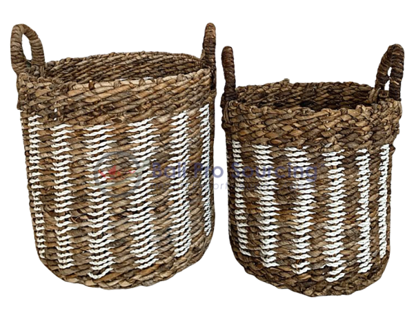 A Set Of 2 Lira Basket