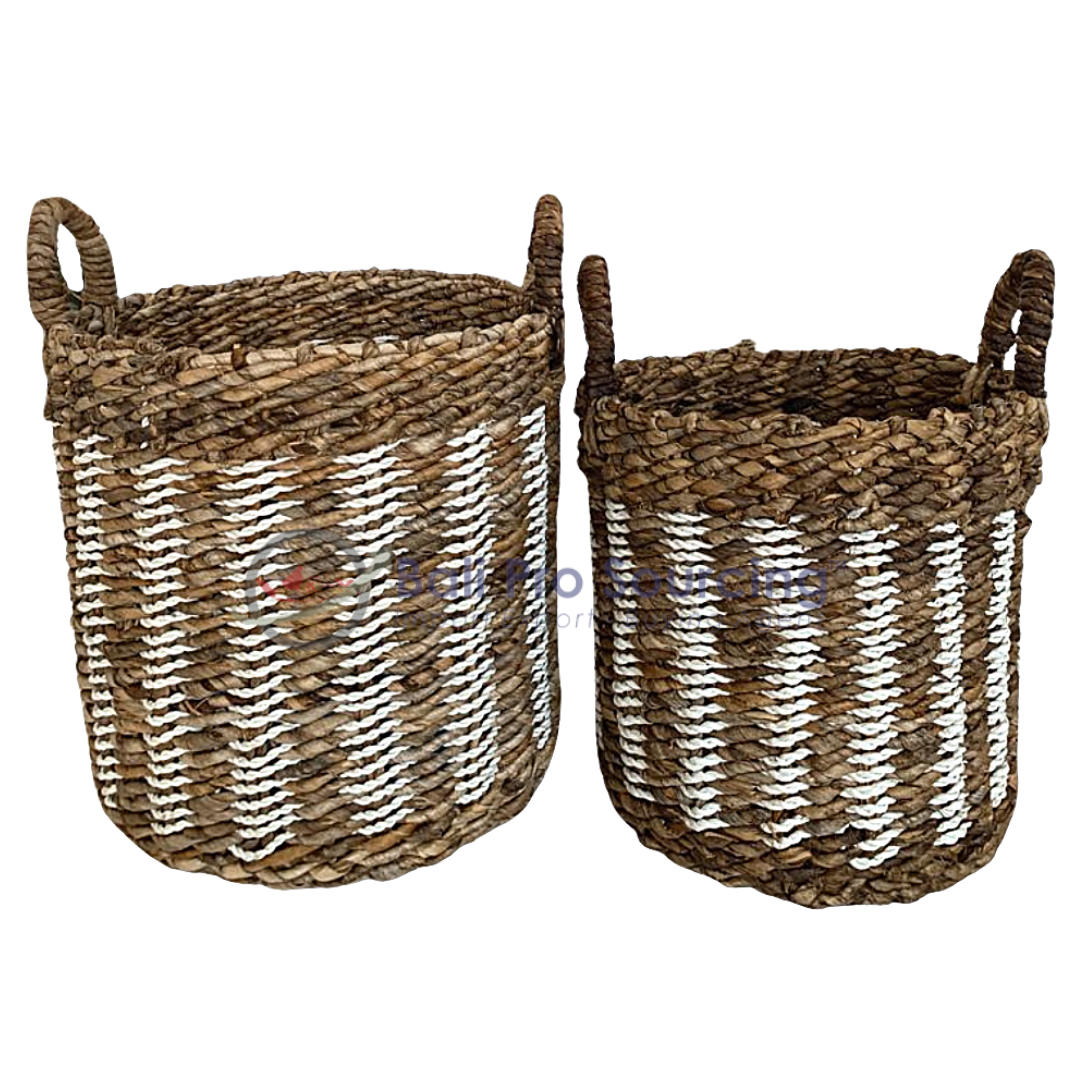 A Set Of 2 Lira Basket