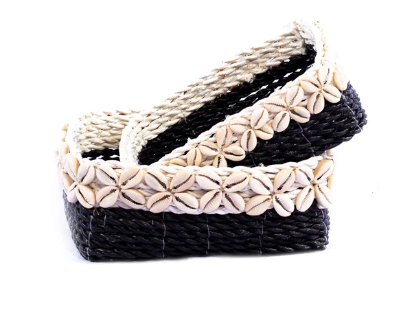 A Set Of 2 Mini Lombok Basket