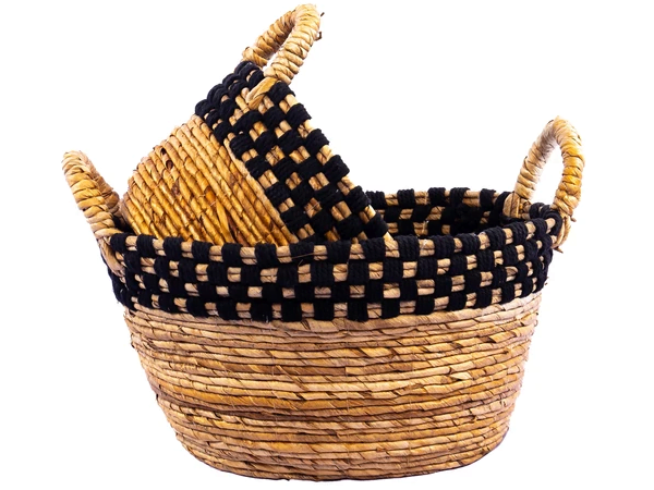 A Set Of 2 Oval Basket