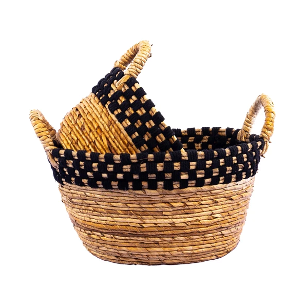 A Set Of 2 Oval Basket