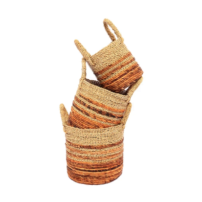 A Set Of 3 Arivi Mini Basket