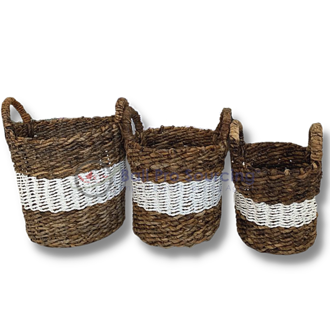 A Set Of 3 Massa Basket