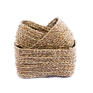 A Set Of 3 Mini Square Basket