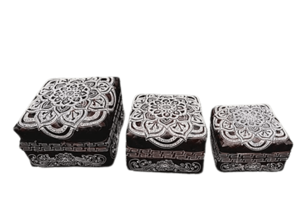 A Set Of 3 Monte Box