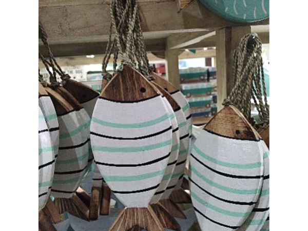 A set Of 3  Wooden Fish