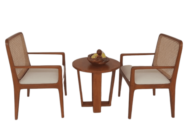 Arm Chair Leather Seat