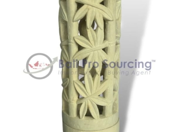 Bamboo Carved Garden Light