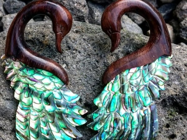 Beautiful Swan  Earrings