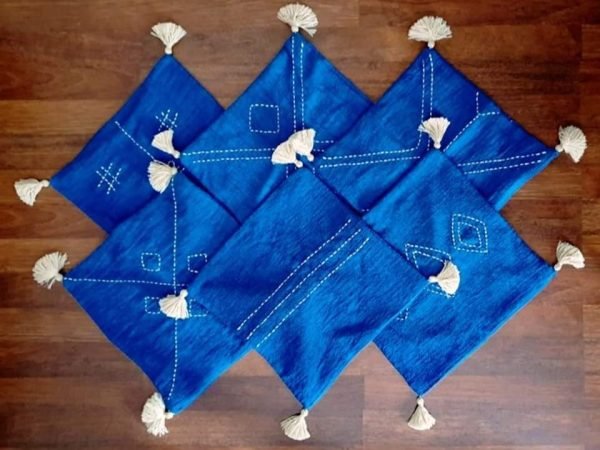 Blue Pillow cover