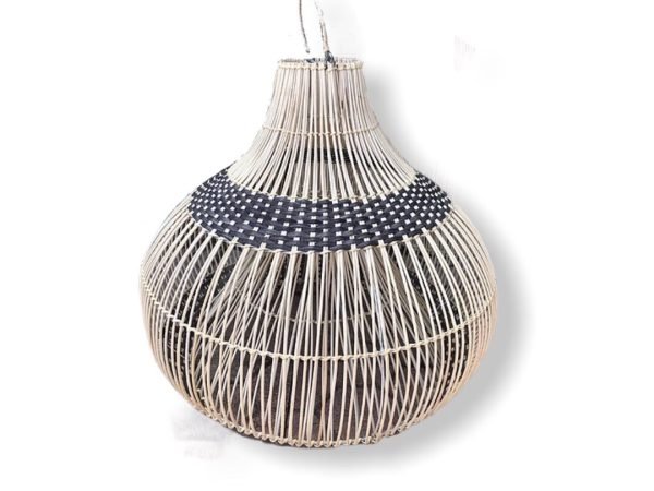 Dome Double Rattan Lamp