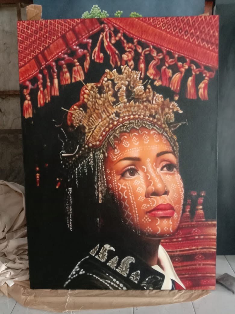 Etnic Women Paint art