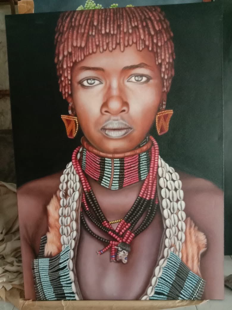 Etnic Women Paint art