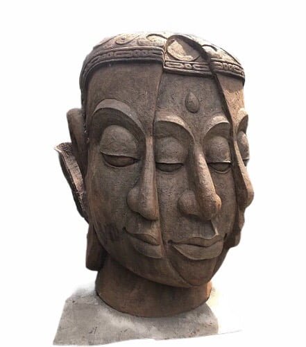 Large tribudha fountain