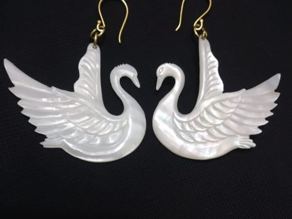 Swan Earrings