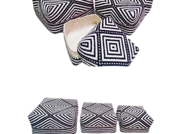 White Dark Blue Monte Box