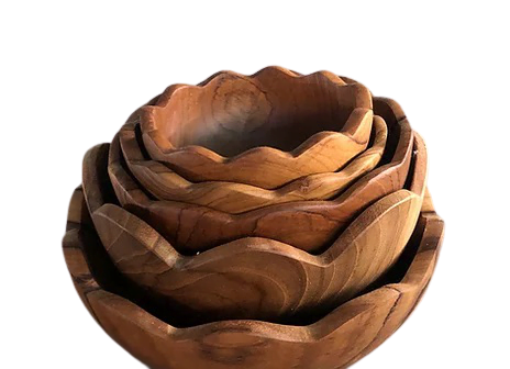 Wooden Bowl 5 set