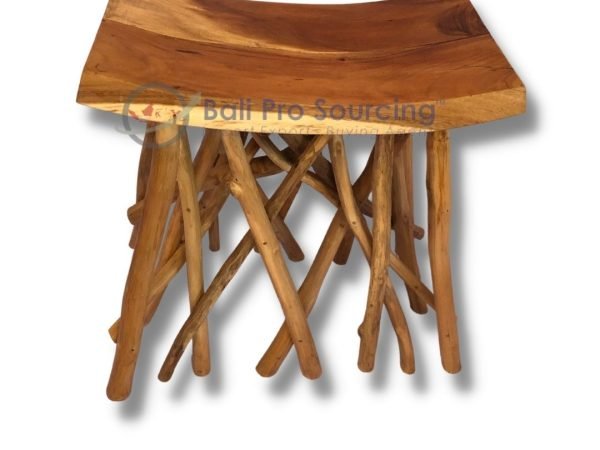 Wooden Chair Curved