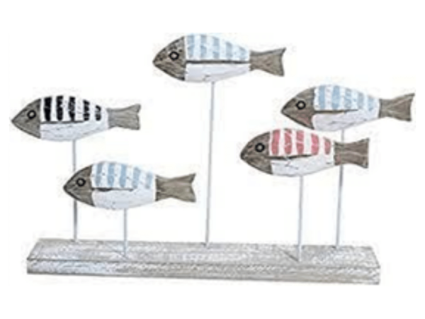 Wooden Fish Decoration