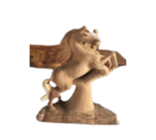 Wooden Horse In Hand