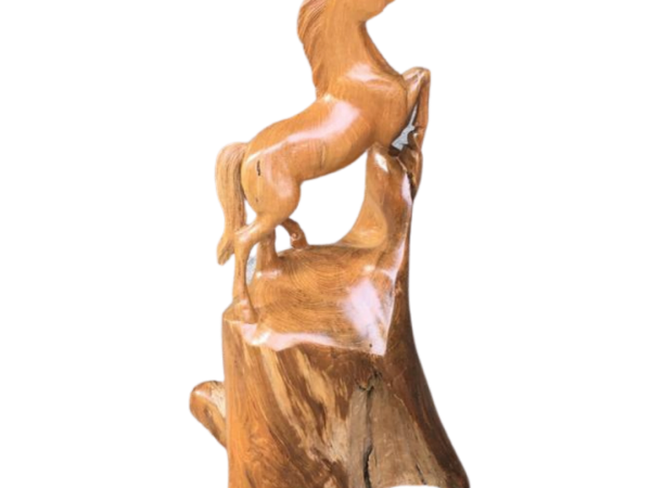 Wooden Horse Statue