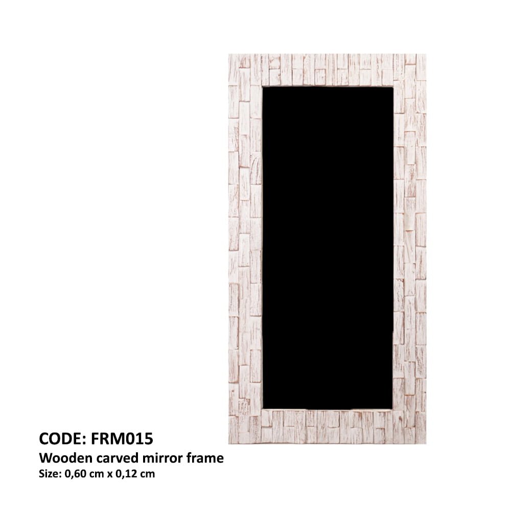 Wooden Mirror Frame- Miroir en bois