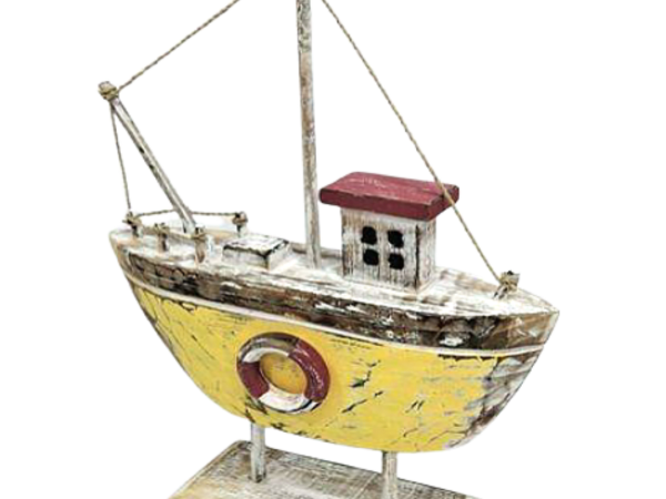 Wooden Ship Decoration