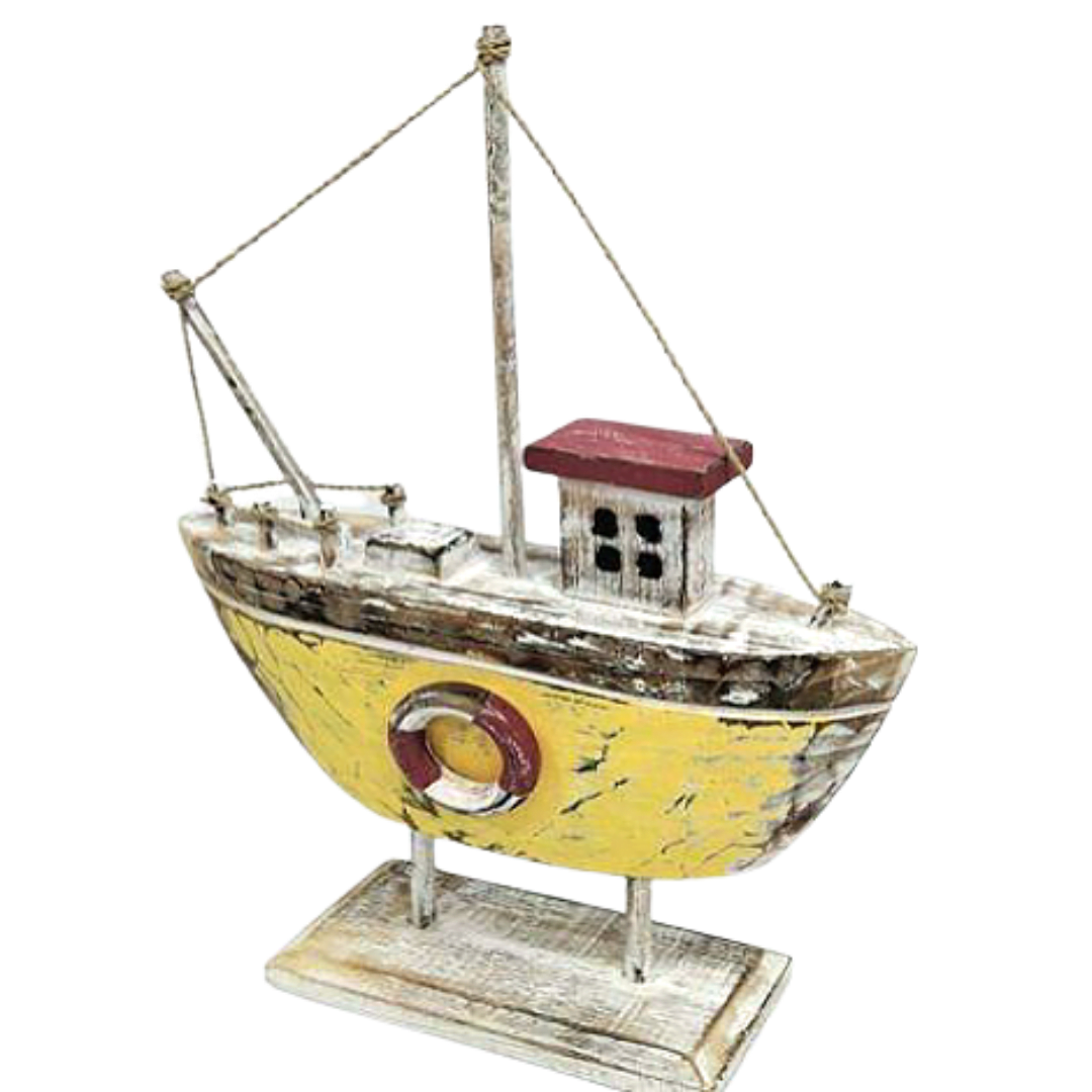 Wooden Ship Decoration