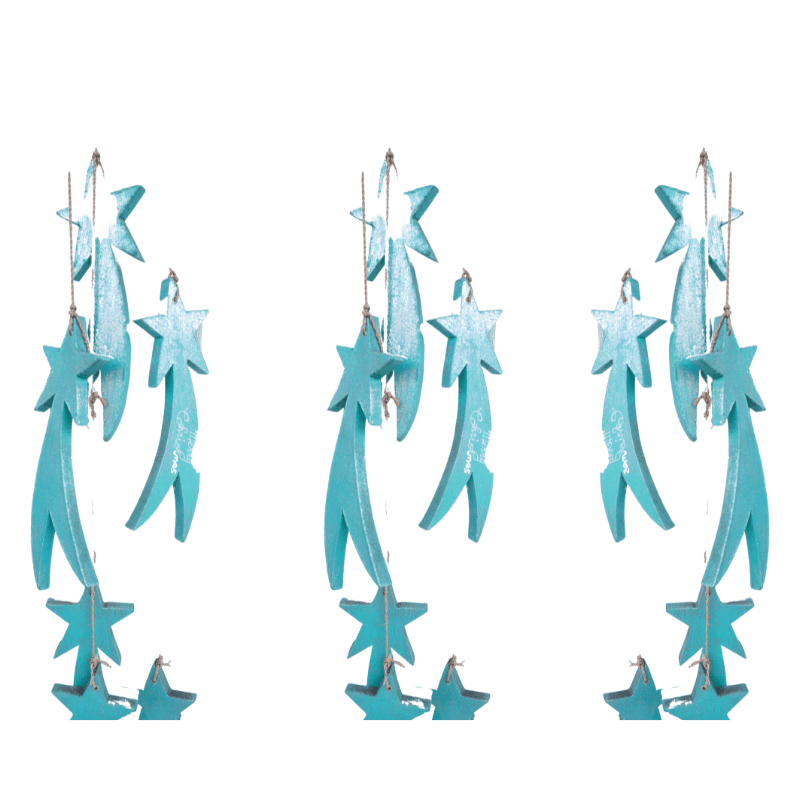 Wooden Star Tree (4 pcs)
