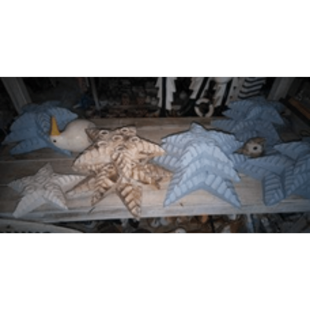 Wooden Starfish Decoration