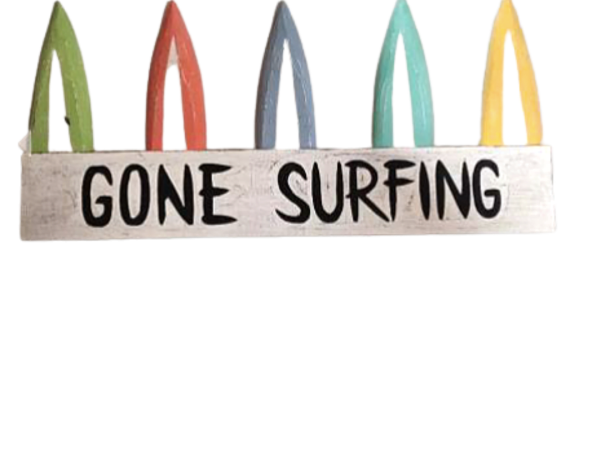 Wooden Surfboard Decoration