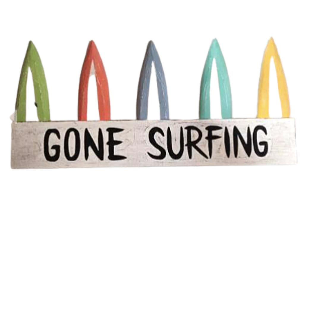 Wooden Surfboard Decoration