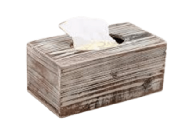Wooden Tissue Decoration