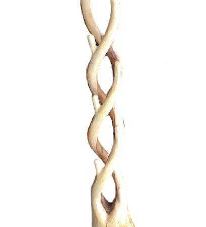 Wooden decoration twist - Torsade pleine en bois
