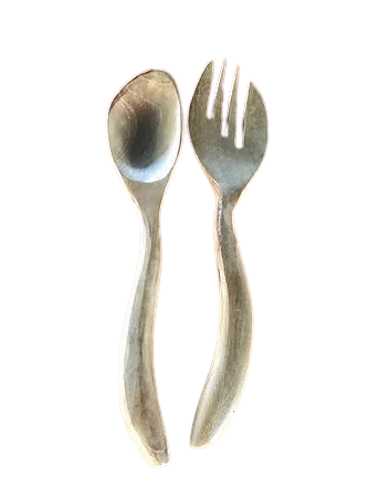 Wooden spoon and fork