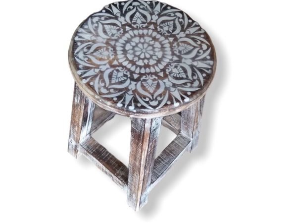 Wooden stoll - carving