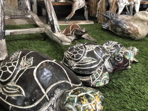 Wooden turtle set