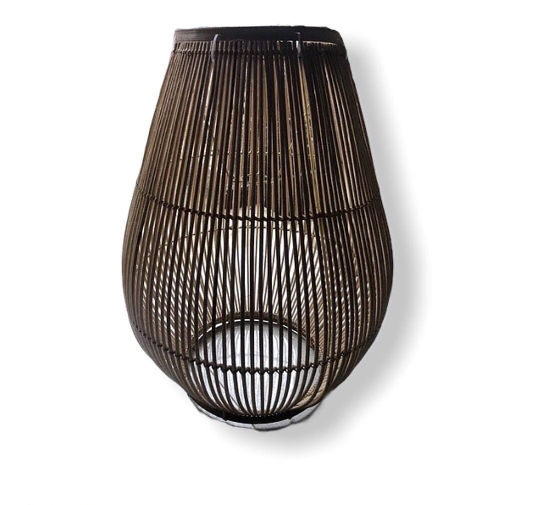 Brown Rattan lamp