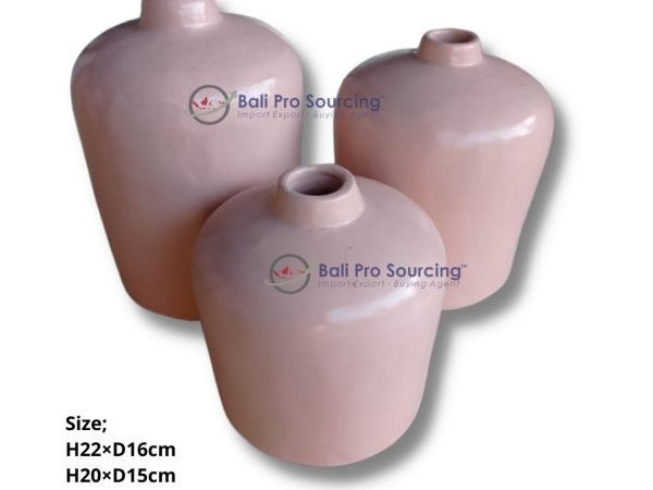A Set 3 of Lombok Pot Pink