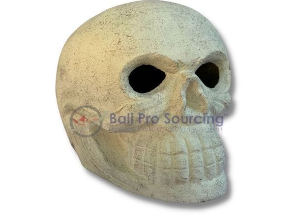 White Skull Statue Bali STA0066