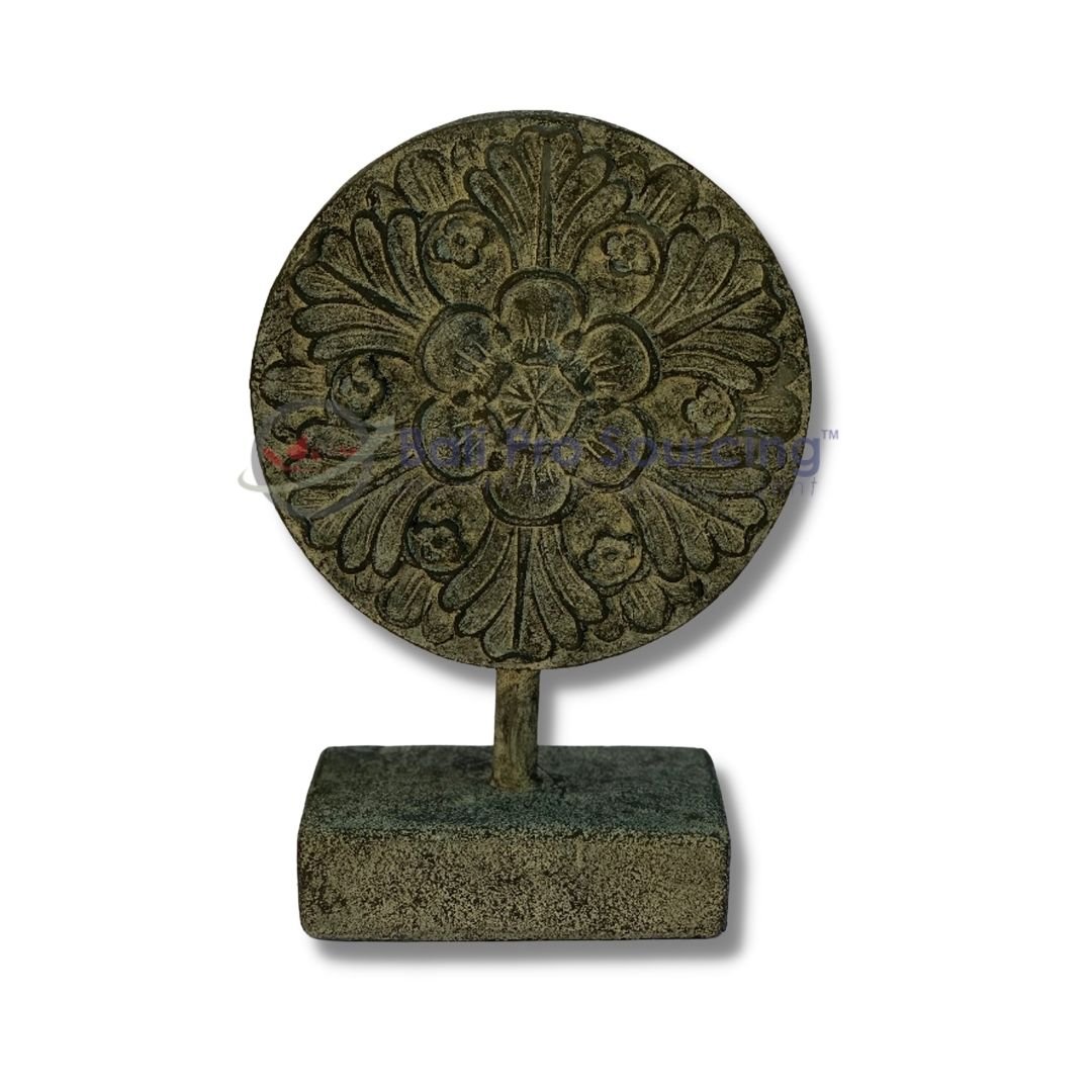 Antique Floral Relief Ornament Bali (A) STA0069