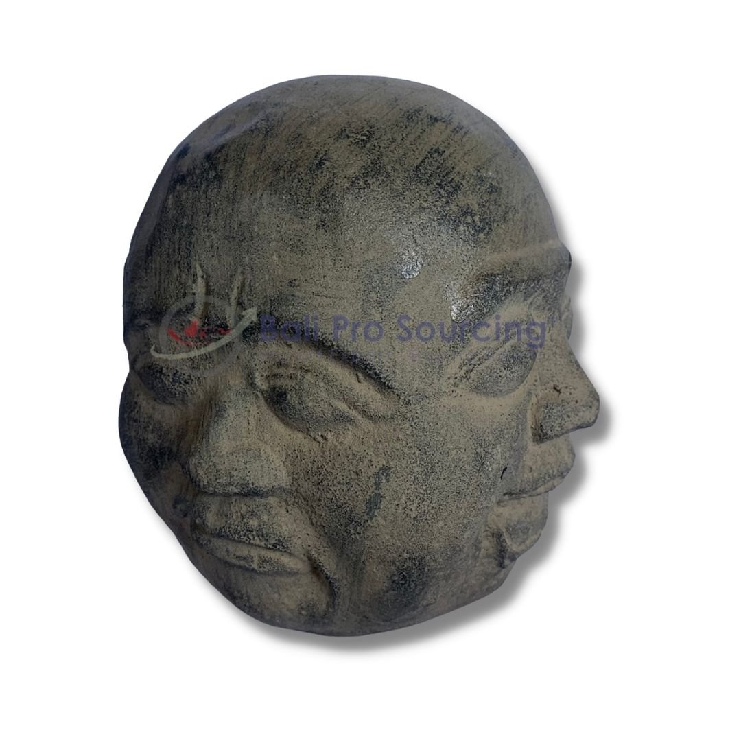 Antique Shaolin Head Statue Bali STA0079