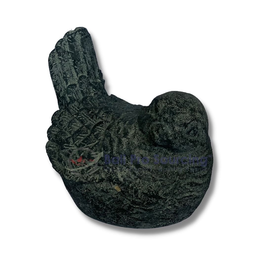 Antique Black Chicken Statue Bali STA0078