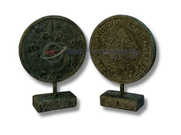 Antique Coin Statue Bali (A)STA0028