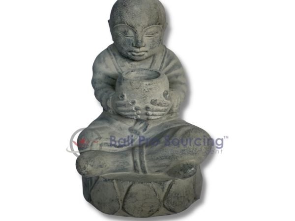 Shaolin Holding a Bowl Statue Bali STA0184