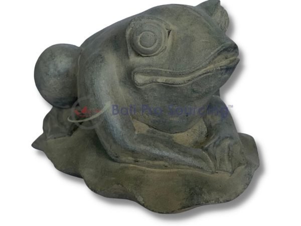 Smiling Frog Statue Bali STA0107
