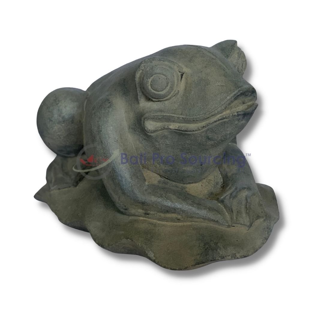 Smiling Frog Statue Bali STA0107