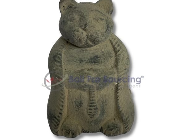 Cat Crossing Hands Statue Bali STA0174